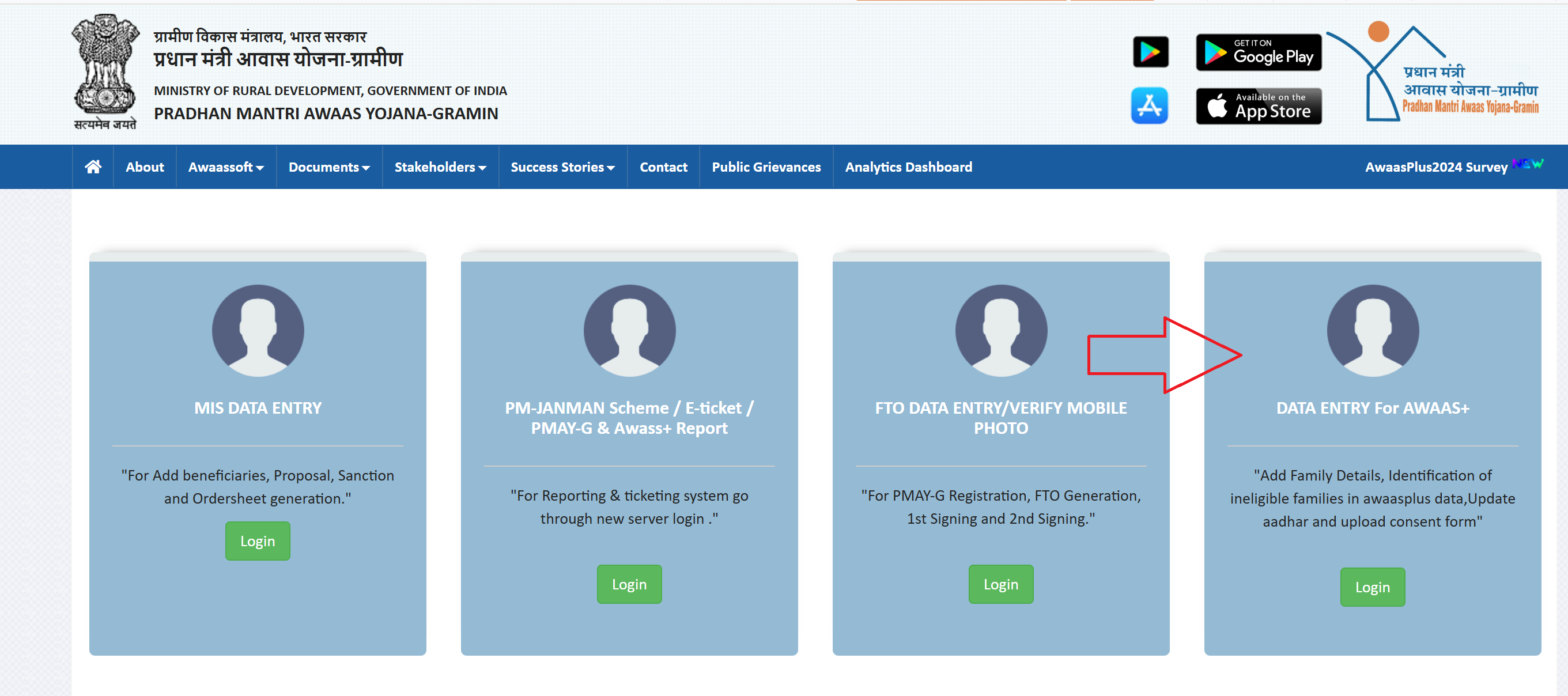 DATA ENTRY For AWAAS